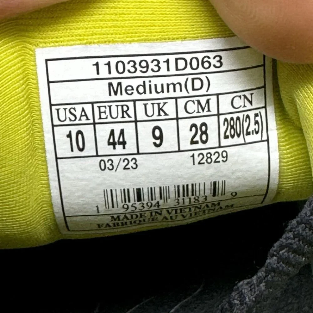 Brooks Ghost 15 Men's Size 10 D (Medium) Running Shoes Black Yellow